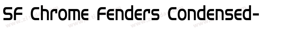 SF Chrome Fenders Condensed字体转换
